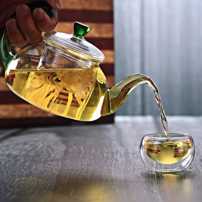 Чай горшок термостойкие Стекло защитник китайский чайный набор кунг фу комплект