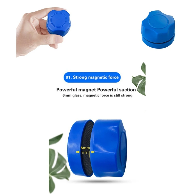 Аквариумный аквариум Магнитная щетка для очистки стеклянный плавающий скребок
