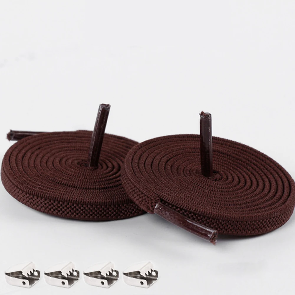 

1 Pair Stretch Flat Shoe Laces Unisex Sneakers Shoelace Elastic Lazy Shoelaces Free Tie-Free Shoelace Classic Shoe Accessories