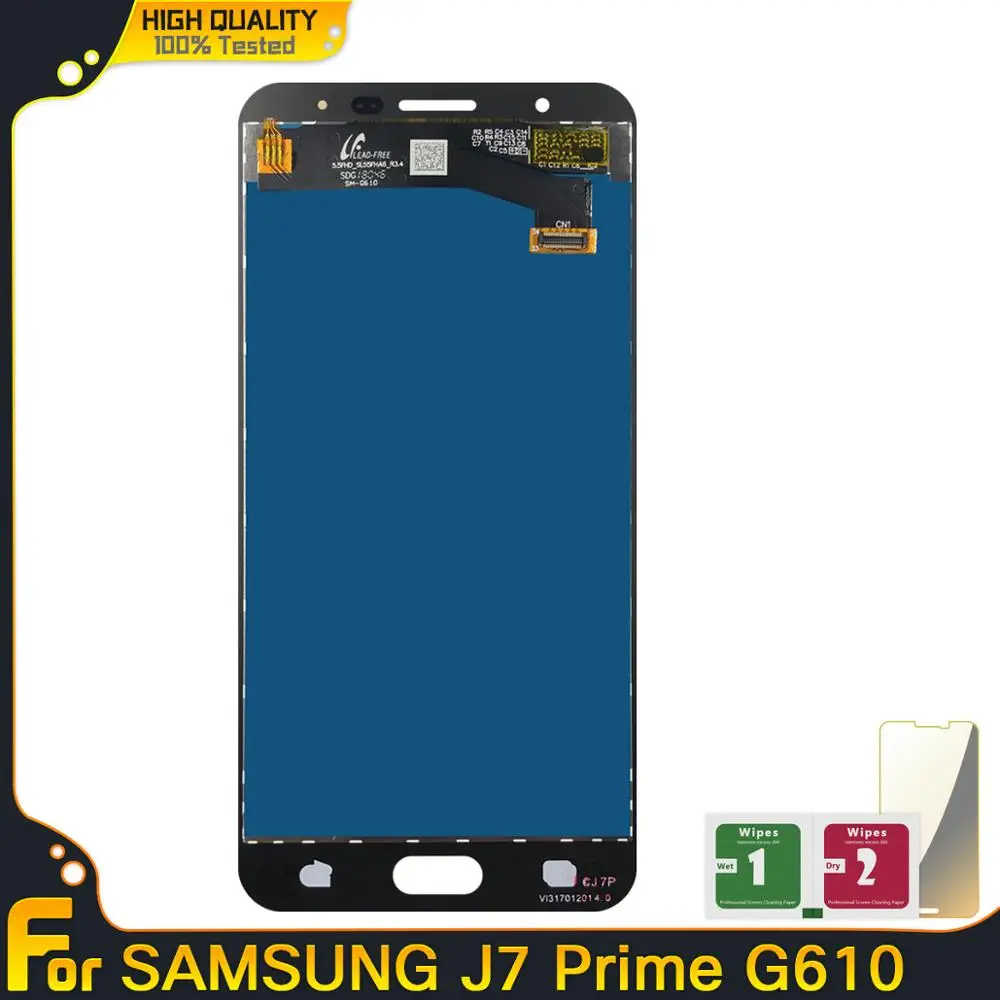 ЖК дисплей для Samsung Galaxy J7 Prime G610 G610F сенсорный экран с дигитайзером в сборе