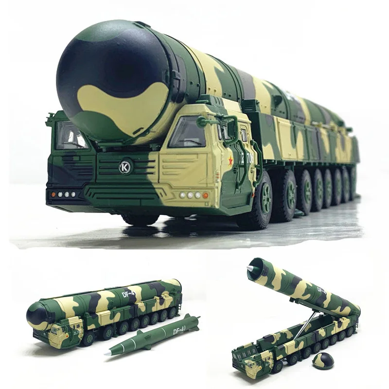 Сплав военный intercontinental ракеты Dongfeng 41 модель автомобиля 1:82 высокое моделирование