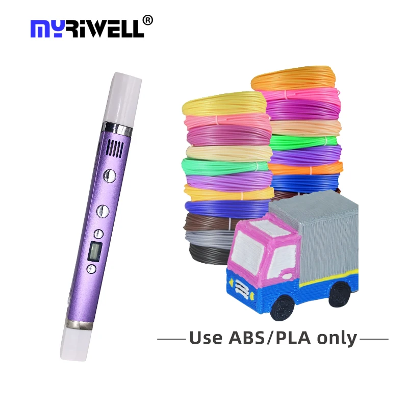 

Myriwell RP-100C Support PLA/PCL/ABS Filament 1.75mm 3D DIY Drawing Pen USB Charging Creative Toy Gift For Kids Design Drawing