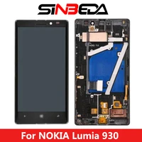 sinbeda 5 0 amoled for nokia lumia 930 displaty display touch screen with frame replacement for nokia lumia 930 lcd for rm 1045