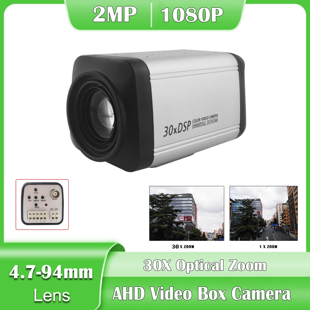 

NEOCoolcam 2MP 1080P HD AHD Camera 30X Optical Zoom DSP Color Auto Focus 1200TVL Box Zoom Camera