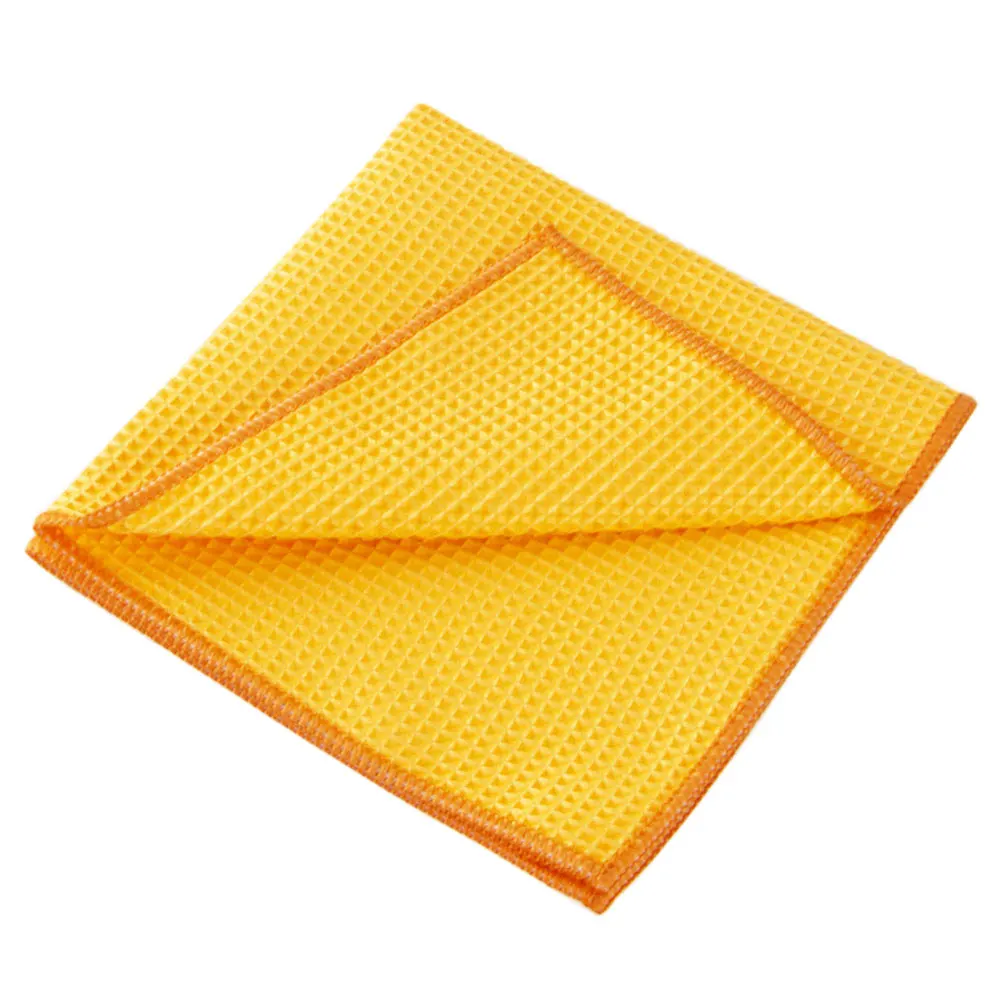 Rag Honeycomb Cloth Tool No Lint Window Glass Soft Microfiber Detailing Waffle Towel Absorbent Duster Home Car Washing Cleaning | Спорт и