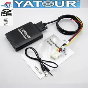 Автомобильное радио Yatour USB SD AUX цифровой интерфейс для Nissan Xtrail Almera Qashqai Teana Primera радио цифровой музыкальный чейнджер
