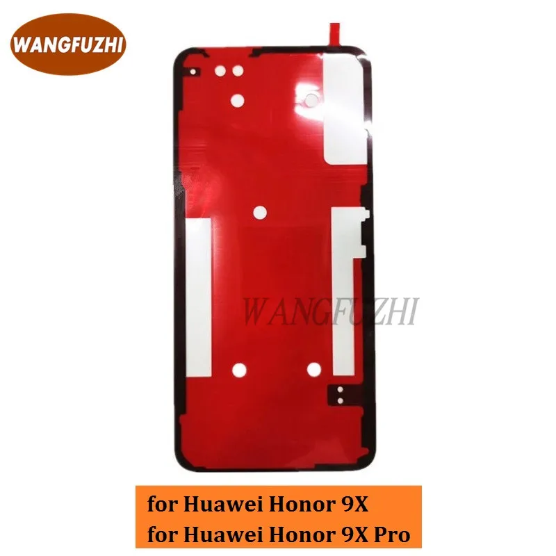 Наклейка на заднее стекло WANGFUZHI для Huawei Honor 9X Pro наклейка заднюю крышку Запасная
