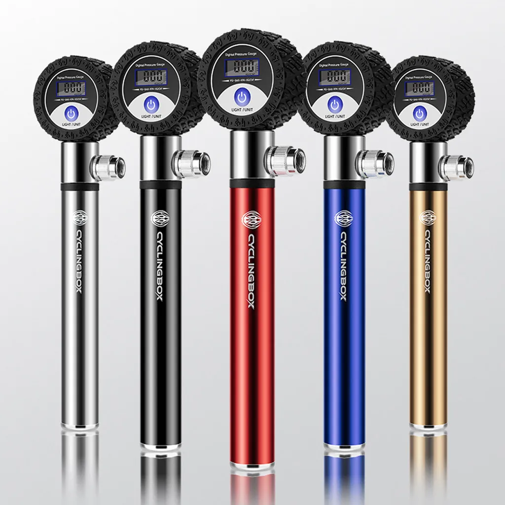 

1 шт мини Портативный высокое Давление Велосипедные насосы для велосипедных шин насос Легкий велосипедный воздушный насос PP-05 MTB дорожный в...