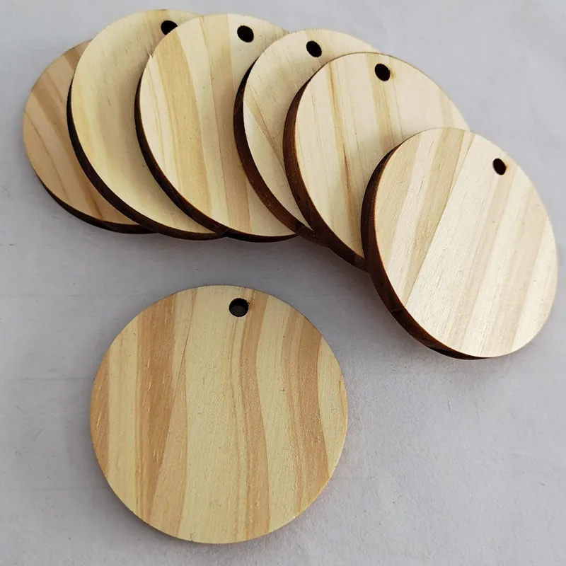 

100PCS Wood Heart Blank Unfinished Wooden Slices Discs Cutout Pieces Wedding Guestbook Signin Party Guest Greetings DIY Crafts