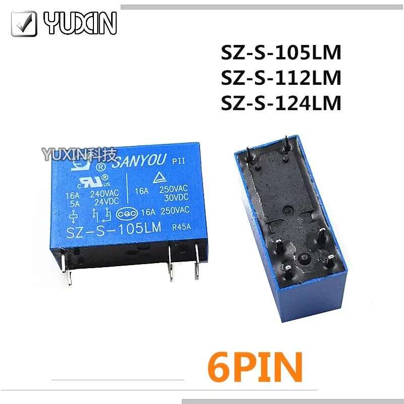 5 шт./партия 100% оригинальное и новое реле в постоянного тока 10 В 24 SZ S лм 12 48 6