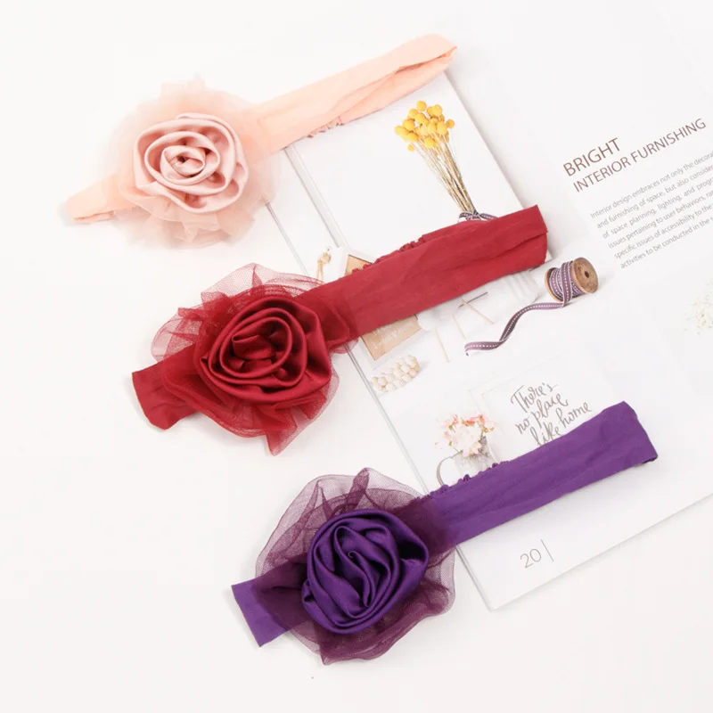 

Warmom 5 Colors Lace Flower Children Headband Newborn Baby Hair Accessories Sweet Girl Princess Beauty Headwear Gift For Kids