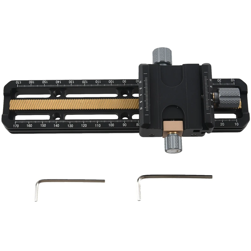 RISE-Macro Focusing Rail Slider Close-Up Shoot Head with Arca-Swiss Fit Clamp Quick Release Plate for Tripod MR-180 180Mm | Электроника