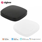 Концентратор Zigbee 3,0, умный дом, мост Mini Zigbee, приложение Smart Life Tuya с голосовым дистанционным управлением, поддержка Alexa Google Home Assistant