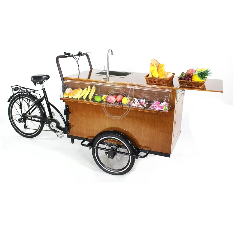 

three wheels mobile coffee bike food truck for sale