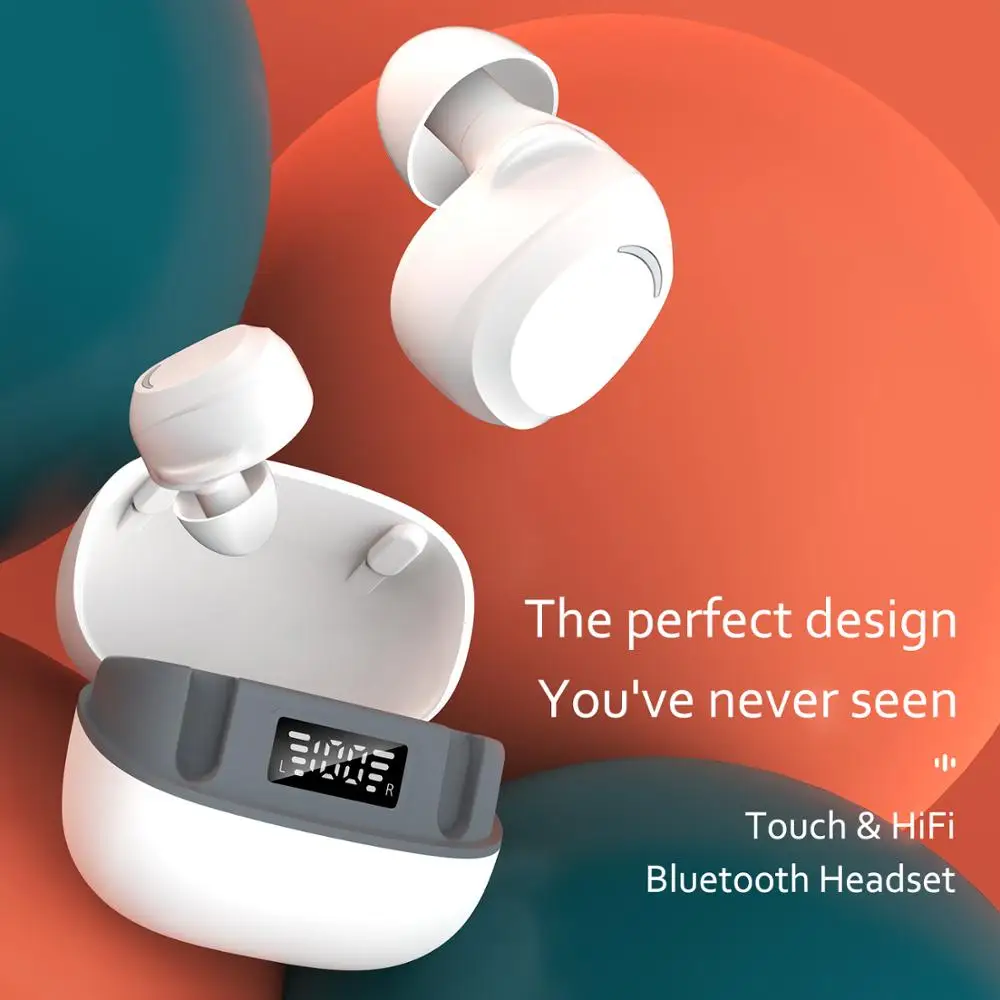 YOUXIU U6 беспроводные наушники TWS bluetooth HIFI 3D стерео IPX6 Водонепроницаемый мини