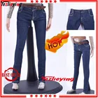 16 масштаб одежда фигурку аксессуары женские узкие женские джинсы брюки WBelt F 12 