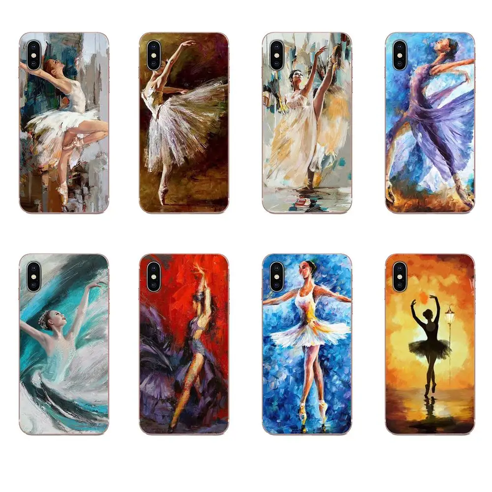 На плоской подошве балетки Балетные туфли картина маслом рисунок ТПУ для LG G2 G3 G4 G5