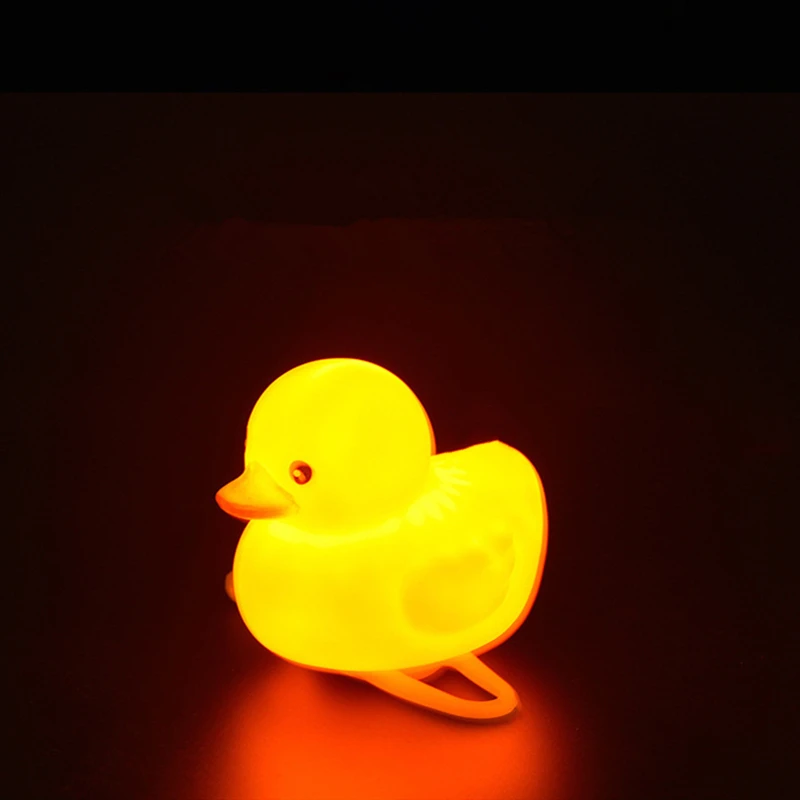 Велосипедная Колонка утка с подсветильник кой маленькая желтая Бриллиантовая