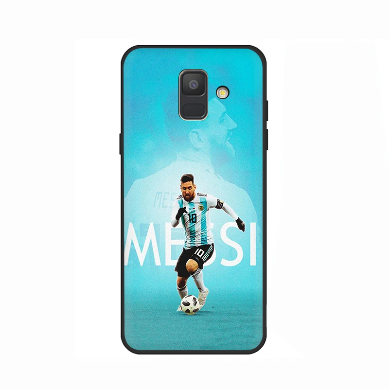 B12 Месси, мягкий силиконовый чехол для телефона для samsung A3 A5 A6 плюс A7 A8 A9 A10s 20С 30С 40С с 50s 60 70 J6 - Цвет: B12