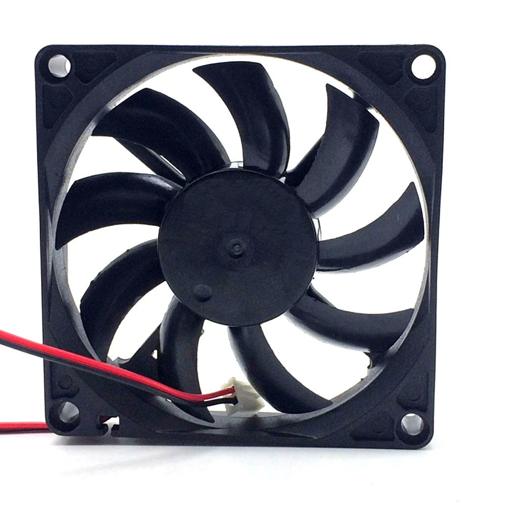 Для COFAN F 8015H12B DC 12V 0.35A 80x80x15mm 2 провода Сервер вентилятор охлаждения| |