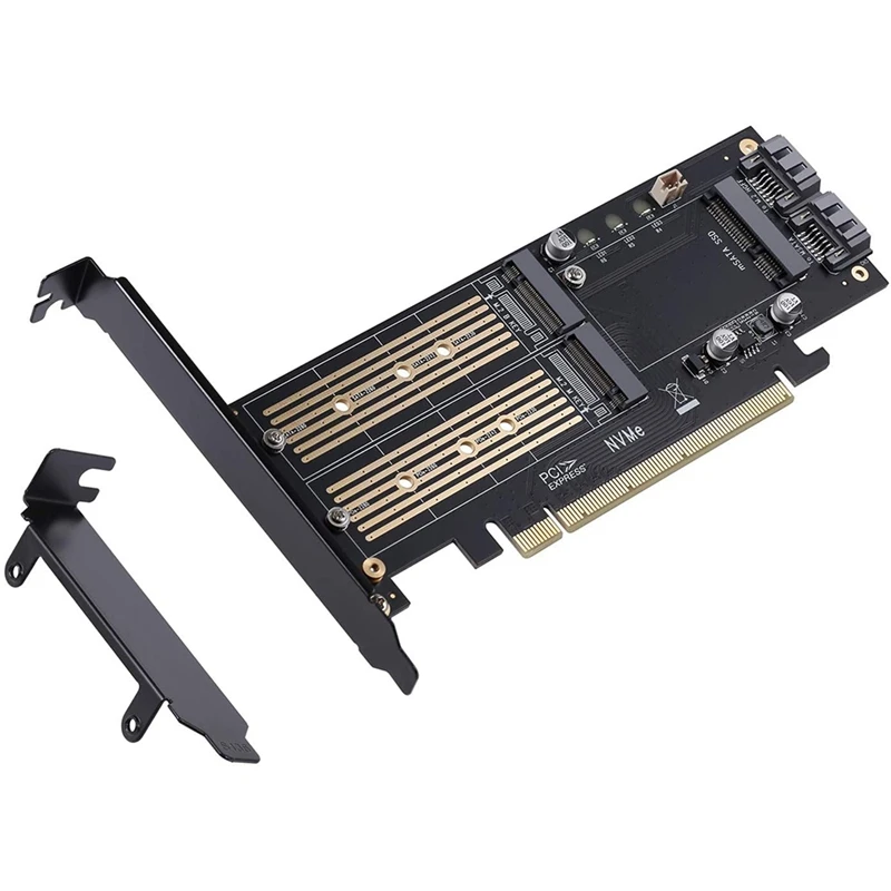 jeyi sk16 m 2 nvme ssd ngff адаптер pci e3 0 x4 m key b key msata плата рас