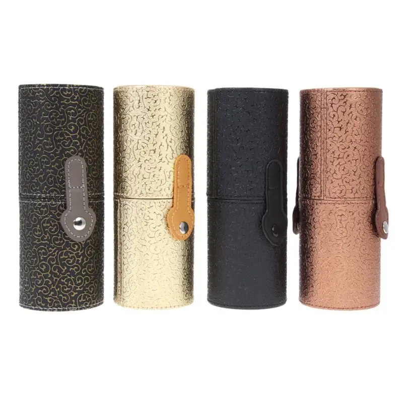 

PU Leather Travel Makeup Brushes Pen Holder Storage Empty Holder Cosmetic Brush Bag Brushes Organizer Make Up Tools