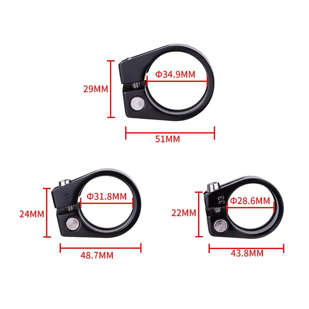 Зажим для трубки велосипедного седла зажим подседельного штыря из алюминиевого