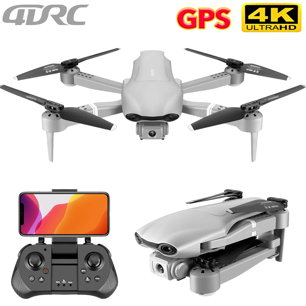 4DRC F3 drone GPS 4K 5G WiFi live video FPV 4K/1080P HD telecamera grandangolare pieghevole altitudine Hold durevole RC Drone