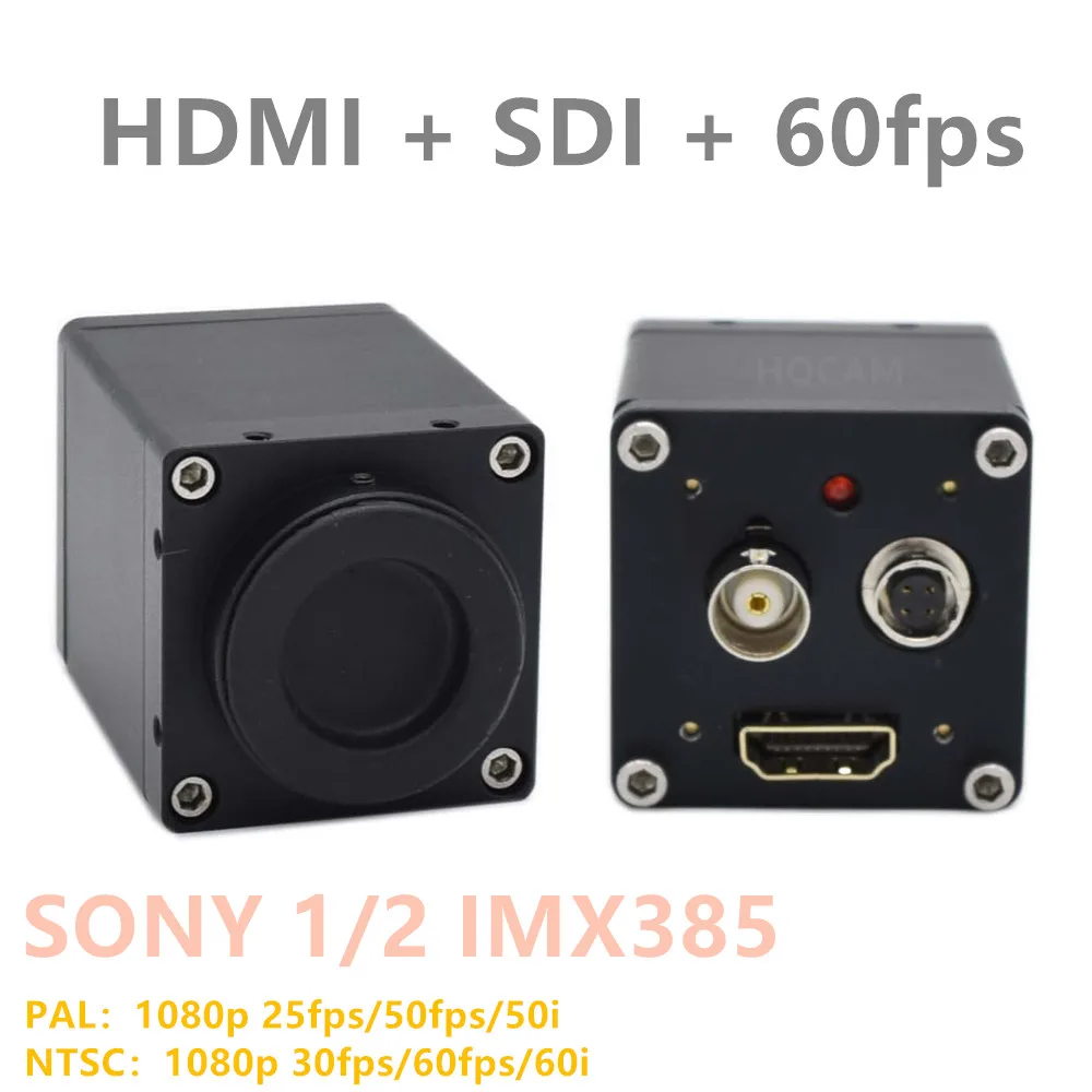HDMI SDI IMX385 1/2 cmos WDR LUX CCTV промышленное видео Live EX HD 1080P 1080i 60fps 50fps Security Box Camera 485 232|Камеры