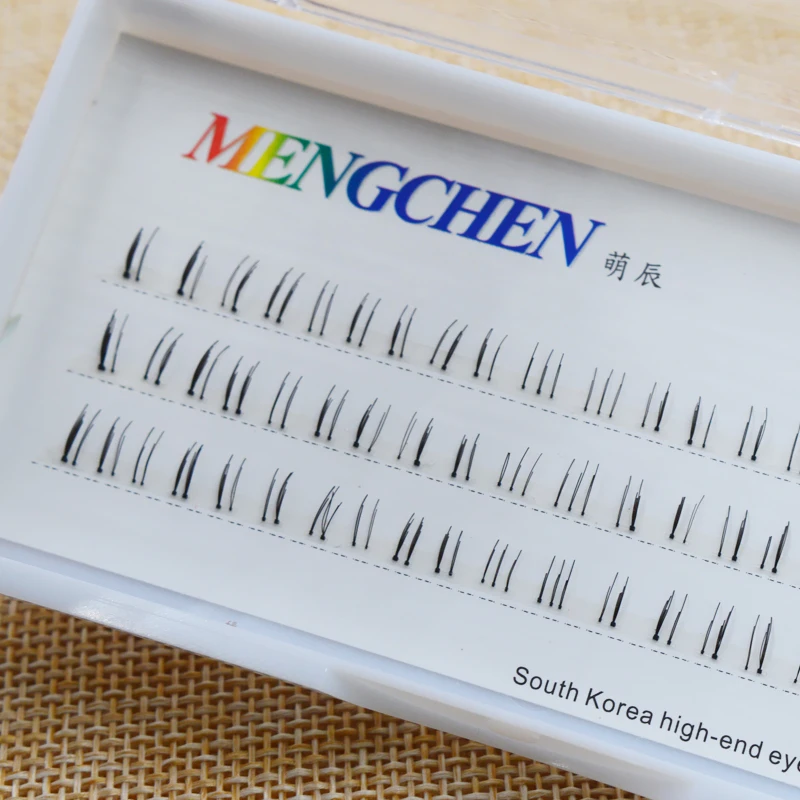 Нижние ресницы в накладных ресницах натуральные нижние ручной работы макияж