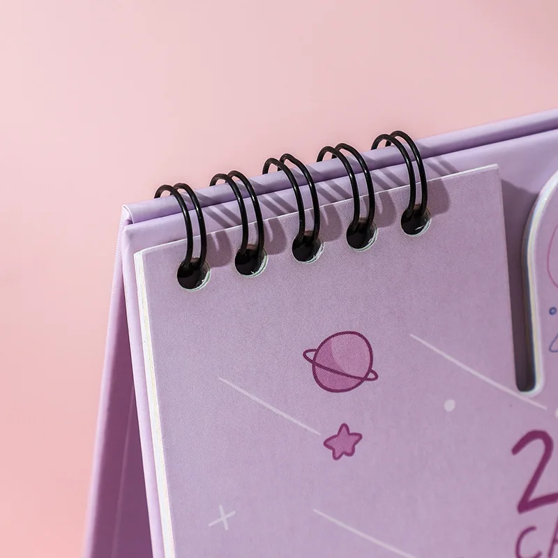 IMeetu 1 шт. 2022 Kawaii маленький настольный календарь милый мультяшный портативный стол
