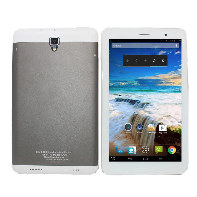 3G планшет 825 Лидер продаж 7 дюймов M77 1 ГБ DDR3 + 8 Гб Andriod 4.1.1 MTK8377 двухъядерный две sim