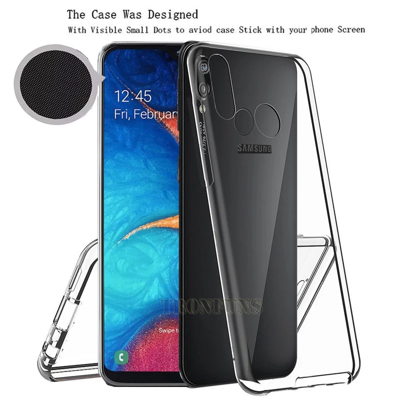 360 двойной силиконовый чехол для Samsung Galaxy A50 A30 A20 A10 A40 M10 M20 J4 J8 J6 A9 A8 A7 2018 S7 Edge S8 S9 S10 Lite