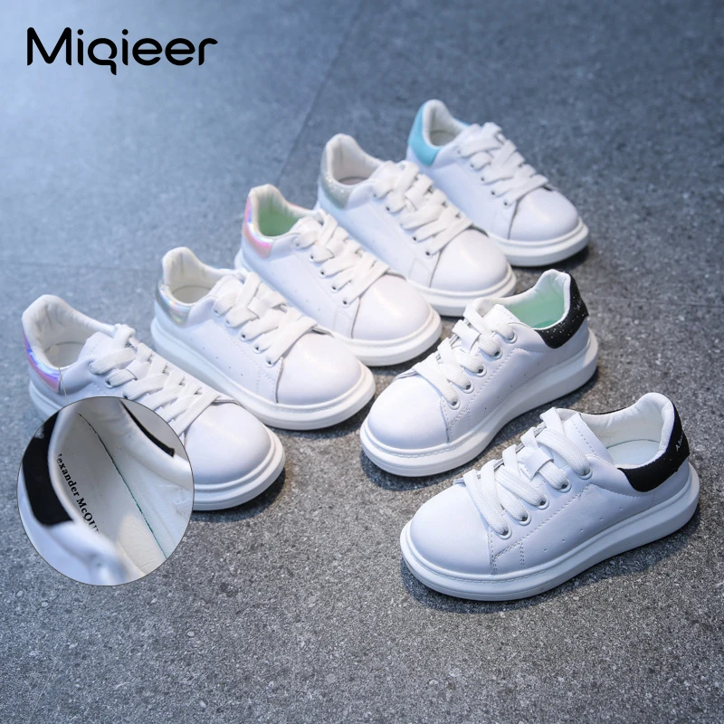 

Children Sneakers Kids Shoes 2021 Spring Autumn Boys Non-slip Sports Shoes School Girls Sneakers Fashion Casual Flat White Shoes