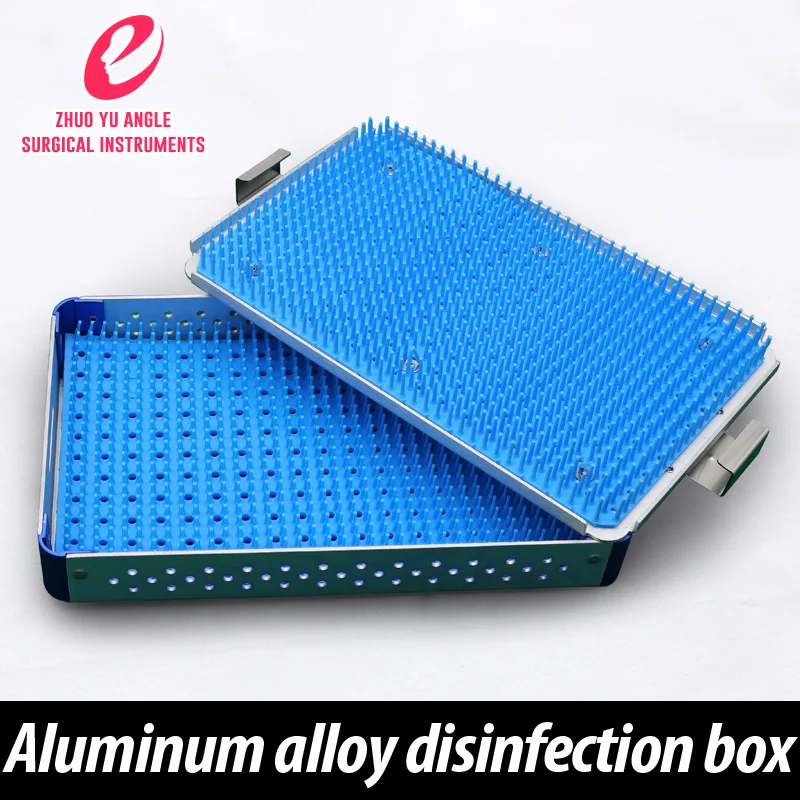 Aluminum alloy disinfection box with double layer silicone pad and single layer high temperature and pressure resistance