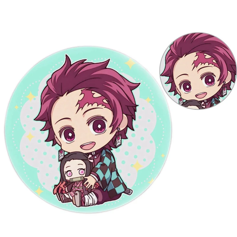 Значки аниме Demon Slayer: Kimetsu No Yaiba брошь значок для косплея школьный портфель| |