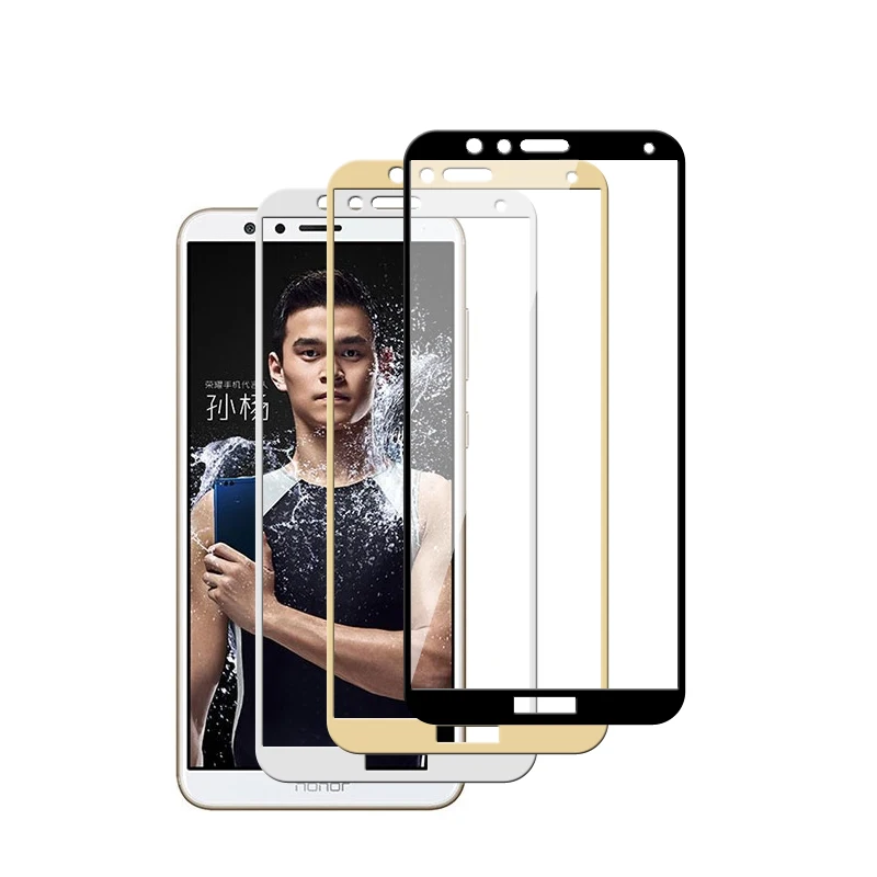2 шт для huawei Honor 7X стекло полное покрытие 2.5D Закаленное стекло для huawei Honor 7X защита экрана защитное стекло