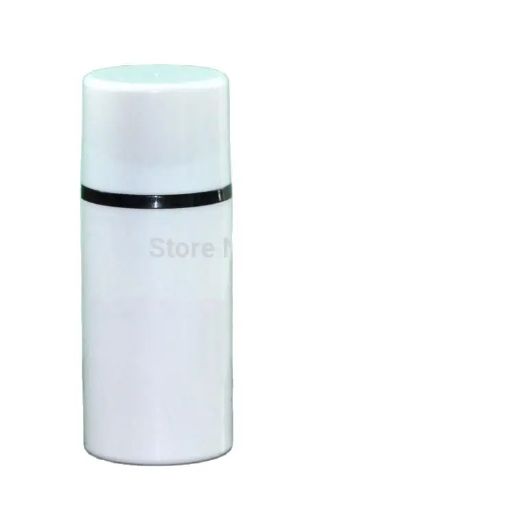 150 мл пластиковая безвоздушная бутылка белый/прозрачный белый корпус/прозрачная