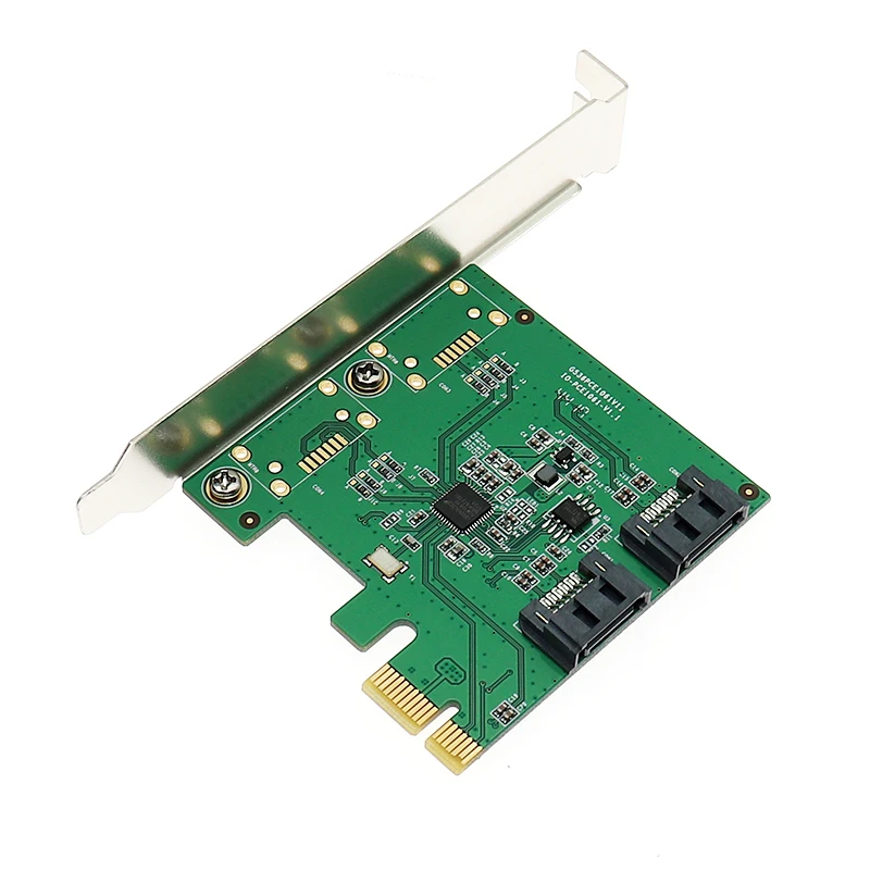 Адаптер Raid SATA 3 PCIe адаптер с 2 портами III на SATA3.0 SATA3 карта преобразователя для 6