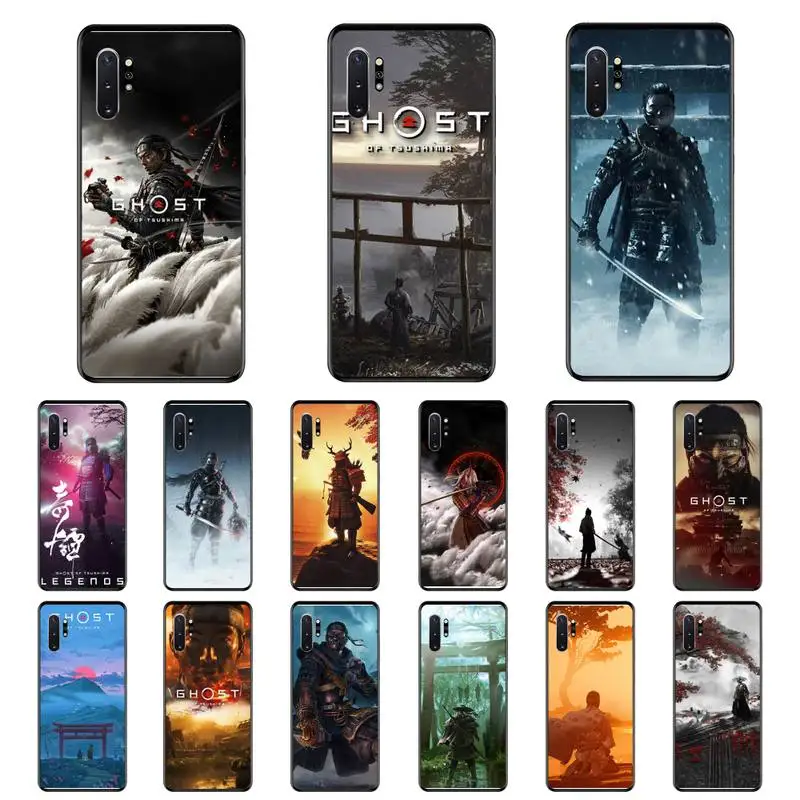 

YNDFCNB Ghost of Tsushima Phone Case For Samsung Note8 9 10 20 case for Note10Pro 10lite 20ultra M20 M31 Funda Case