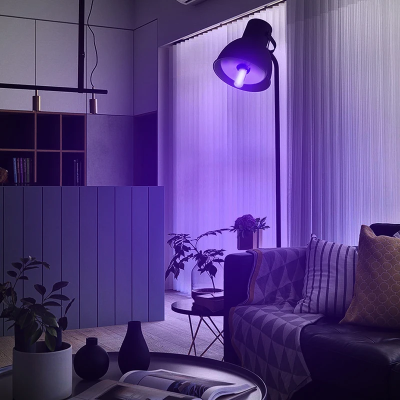 УФ-лампа E27 лампа-уничтожитель помещения кварцевые ультрафиолетовые лампы для