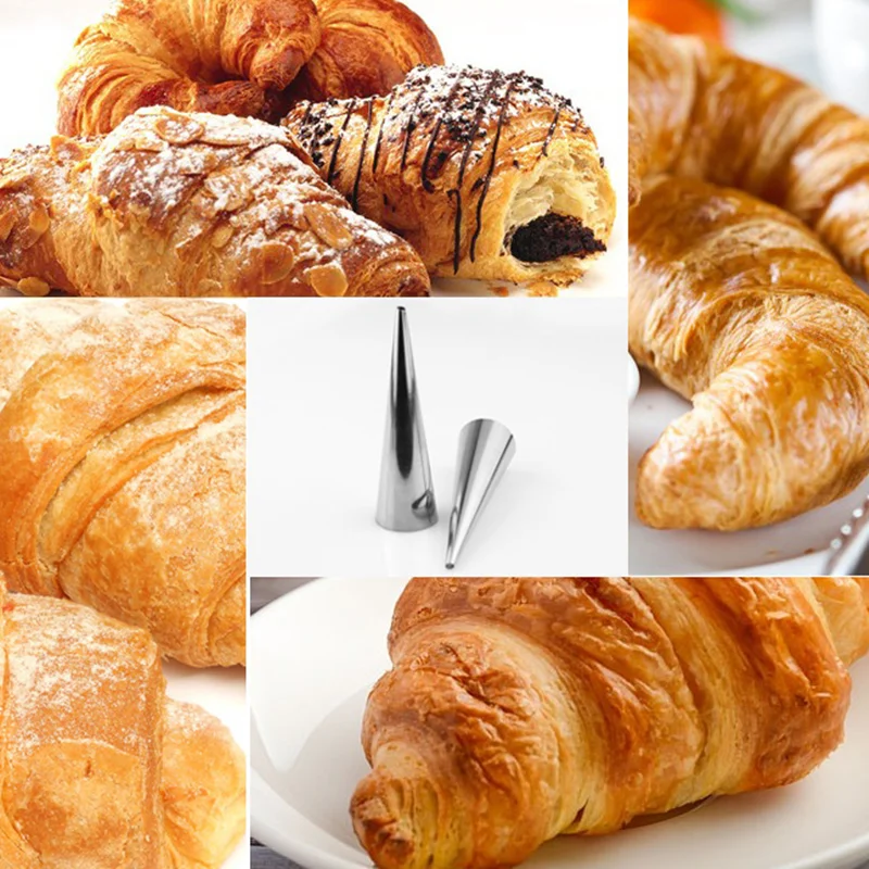 Конические формы для выпечки Круассанов и Вершковых Рожков - 5/10 штук.