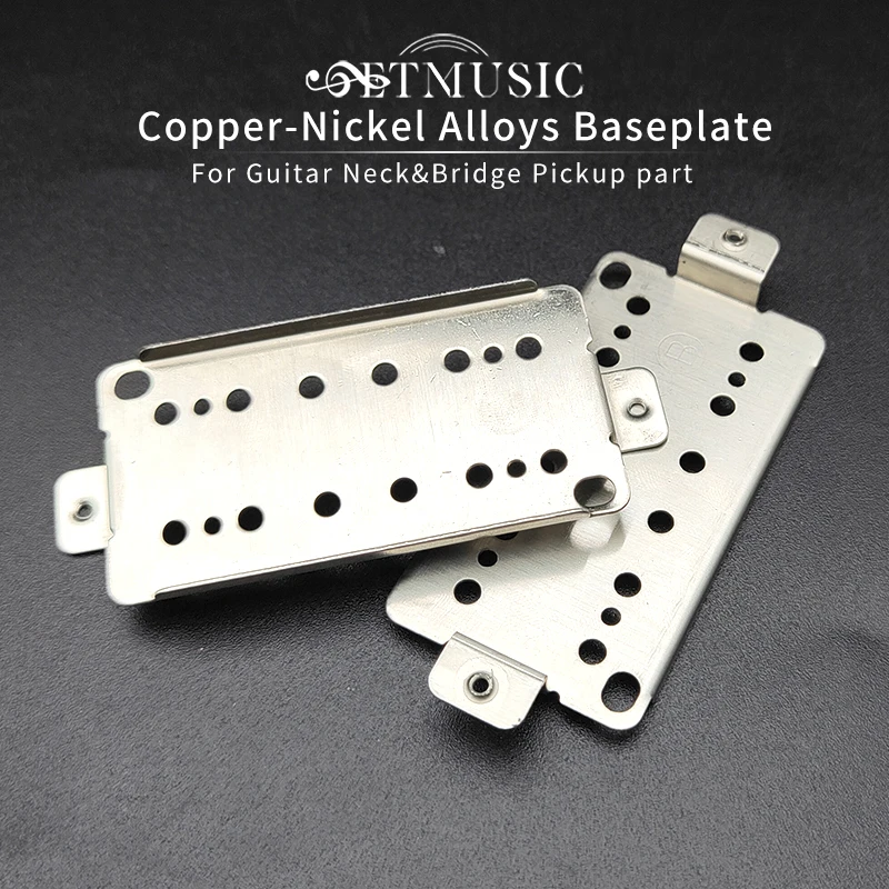 

Humbucker Baseplate Guitar Neck Bridge Pickup Baseplate for Guitar Parts Copper-Nickel Alloys Durable
