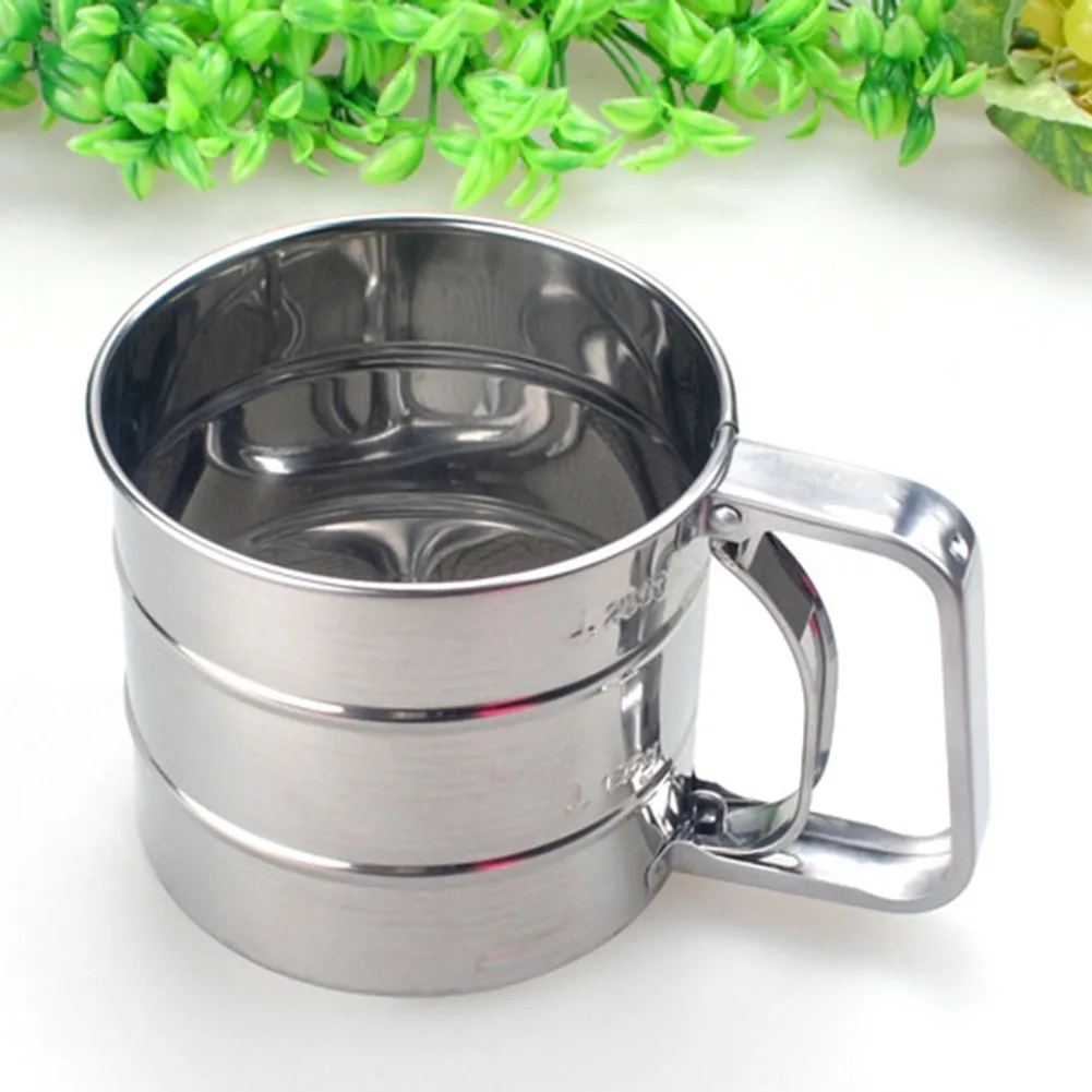 Сито для муки сито из нержавеющей стали с измерительными шкалами обледенения