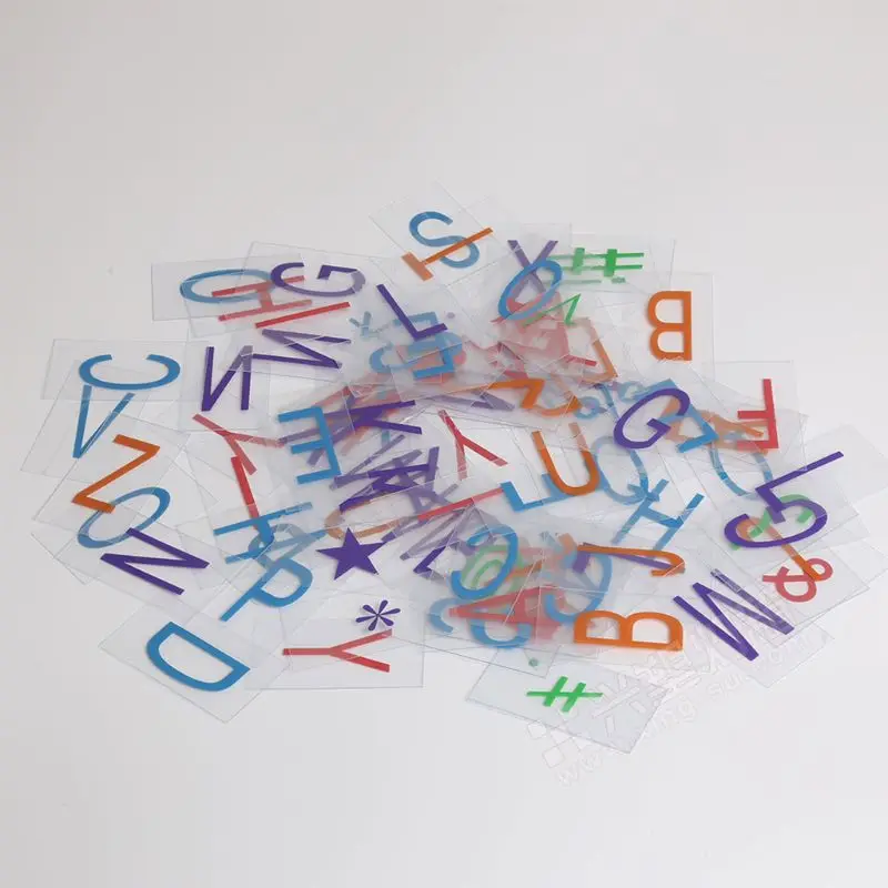 65 4x35 мм кинематографический светильник тбокс Сменные буквы и знаки с числами для