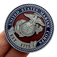 american maring corps commemorative coin u s m c devil dog collectible coin gift lucky challenge coin