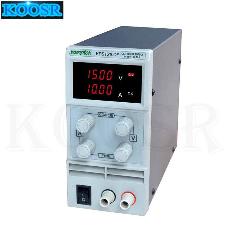 KPS1510DF 0 15V/0 10A 110V 220V 01 V/0.001A ЕС светодиодный мини Регулируемый Цифровой DC источника
