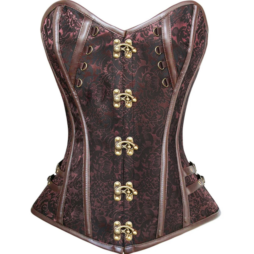 Тренер для талии в стиле стимпанк жаккардовый корсет из жаккардовой