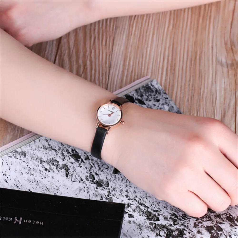 

Women Watches Simple Vintage Small Dial Watch Sweet Leather Strap Wrist Watch Fashion Women Watch Ladies Girls Clock Gift