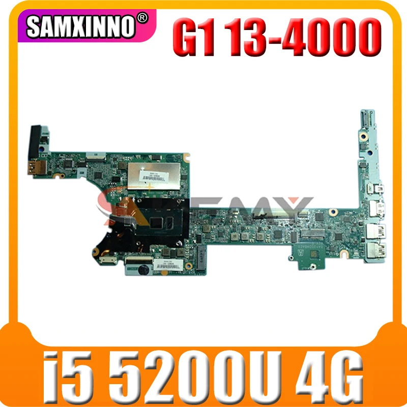 

Akemy DA0Y0DMBAF0 for HP X360 G1 13-4003DX 13-4000 Laptop motherboard 801507-501 CPU i5 5200U 4G RAM 100% test work